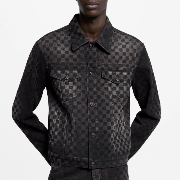 5A Damier Denim Jacket 1AHBDU