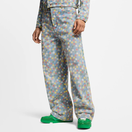 5A Denim Jeans Pants Heavy Duty Hardware Slim Fit 1AHBE3