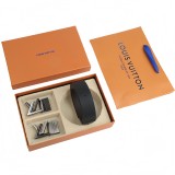 5A Two-Tone Buckle Dual Belt Gift Set 41130