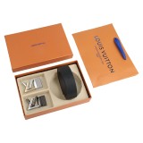 5A Two-Tone Buckle Dual Belt Gift Set 41130