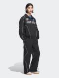 Men Women Embroidered Logo Jacket Black 8034