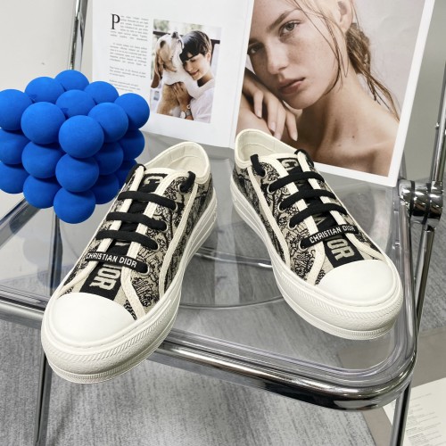 5A Walk'n'Dior Sneakers Embroidered Canvas