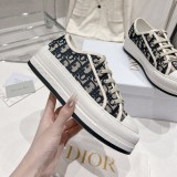 5A Walk'n'Dior Sneakers Embroidered Canvas