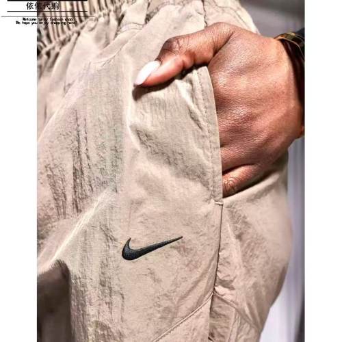 Men Women Simple Embroidered Logo Pant Khaki HJ4179