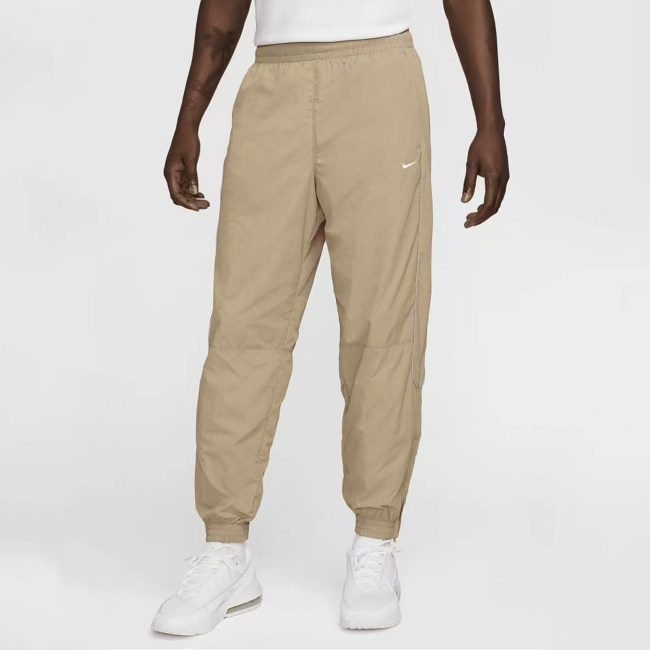 Men's Simple Embroidered Logo Pant Khaki FB8621