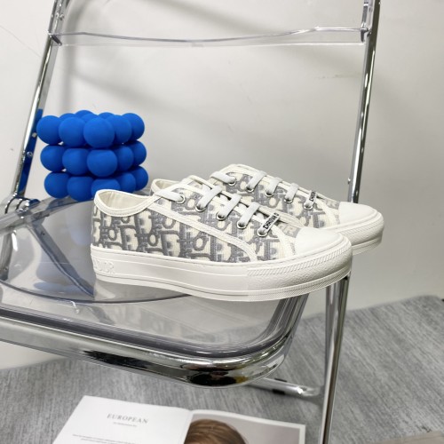 5A Walk'n'Dior Sneakers Embroidered Canvas