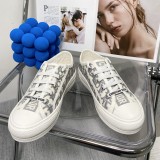 5A Walk'n'Dior Sneakers Embroidered Canvas