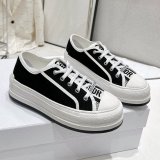 5A Walk'n'Dior Sneakers Embroidered Canvas