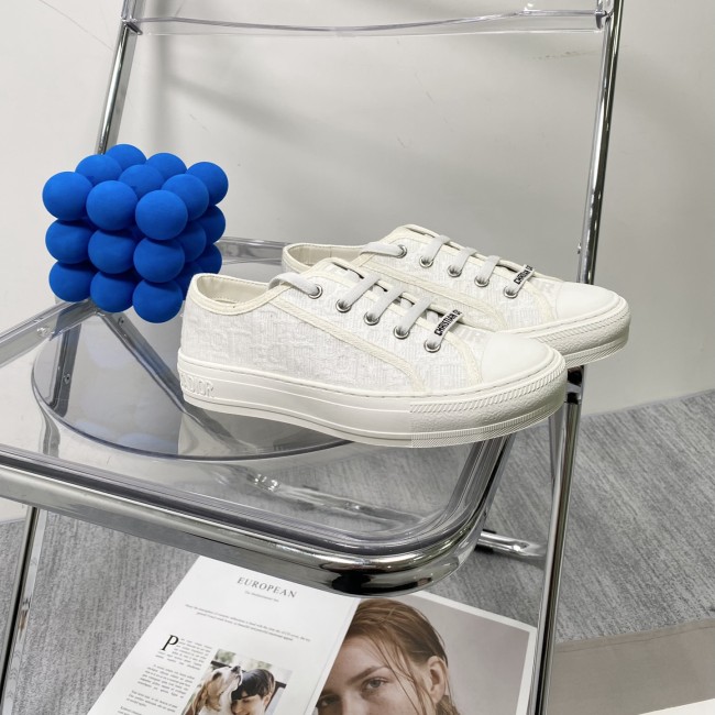 5A Walk'n'Dior Sneakers Embroidered Canvas