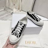 5A Walk'n'Dior Sneakers Embroidered Canvas