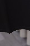 Original 25SS Cotton Simple Short Sleeve T-shirt With Pocket Black