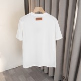 Original 25SS Cotton Simple Flocked Logo T-Shirt