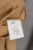 Original 25SS Cotton Simple T-shirt With Pocket Brown