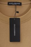 Original 25SS Cotton Simple T-shirt With Pocket Brown