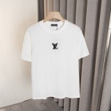 Original 25SS Cotton Simple Flocked Logo T-Shirt