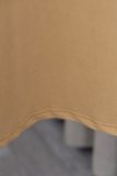 Original 25SS Cotton Simple T-shirt With Pocket Brown