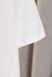 Original 25SS Cotton Simple Flocked Logo T-Shirt