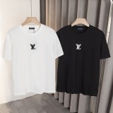 Original 25SS Cotton Simple Flocked Logo T-Shirt