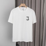 Original 25SS Cotton Simple Embroidered Logo T-Shirt