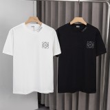 Original 25SS Cotton Simple Embroidered Logo T-Shirt
