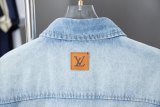 5A 25SS Short Sleeve Denim Shirt Blue