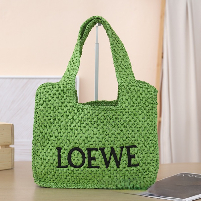 5A Font Tote In Raffia