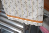 5A 25SS Jacquard Logo Denim Shorts Beige
