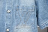 5A 25SS Short Sleeve Denim Shirt Blue