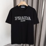 Original 25SS Cotton Simple Embroidered Logo T-Shirt