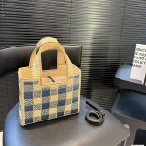Original Font Tote In Raffia