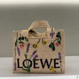 Original Font Tote In Raffia