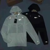 Windrunner Jacket & Running Coat Stretch Nylon Reflective Unisex CK6342