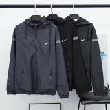 Windrunner Jacket & Running Coat Stretch Nylon Reflective Unisex QD2125