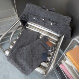 5A Jacquard Logo Jeans Grey