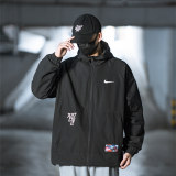 5A CNY Simple Versatile Hooded Jacket Black FD4063