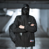 5A CNY Simple Versatile Hooded Jacket Black FD4063
