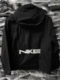 5A Simple Versatile Hooded Jacket Black IB5492