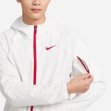 5A CNY Simple Versatile Hooded Jacket White FD4063