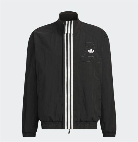 5A Rifta Men Women Embroidered Logo Jacket Black IN4846