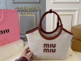 Original IVY Canvas And Leather Tote Bag Send With Gift Box