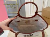 Original IVY Canvas And Leather Tote Bag Send With Gift Box