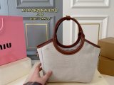 Original IVY Canvas And Leather Tote Bag Send With Gift Box