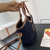 Original IVY Canvas And Leather Tote Bag Send With Gift Box