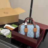 Original Marmont Mini GG Shoulder Bag Luxury Leather Crossbody Bag Blue 859975