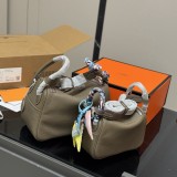 Original Women's Lindy Clemence Shoulder Bag 18 Etoupe H073428CK18