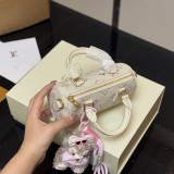 Original Women's Nano Speedy Monogram Shoulder Bag Handbag M25591