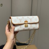 Original Women's Pochette Camille Monogram Dune Leather Shoulder Bag M26583