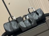 Keepall Travel Bag Monogram Handbag Black M14202