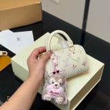 Original Women's Nano Speedy Monogram Shoulder Bag Handbag M25591