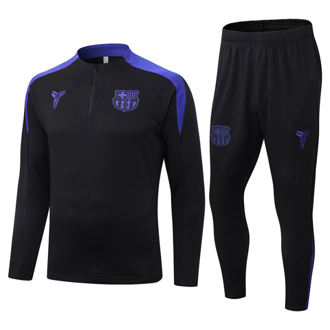 2526 Barcelona Football Jersey Set Black